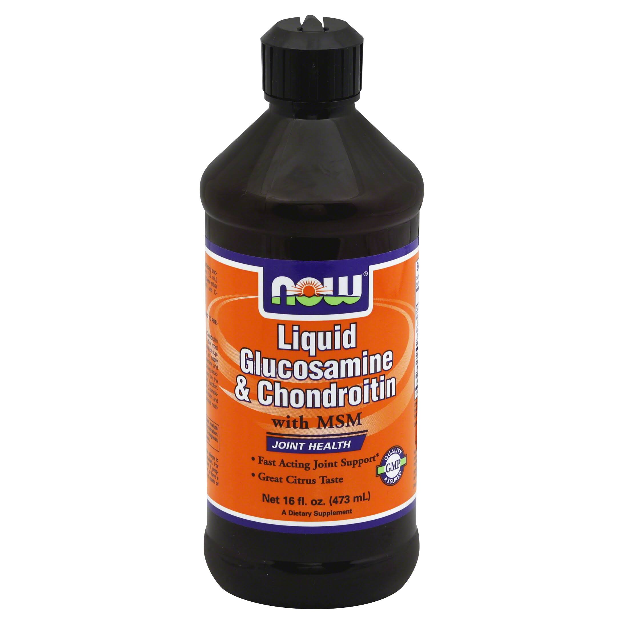 Now Foods Liquid Glucosamine & Chondroitin With Msm - 473ml