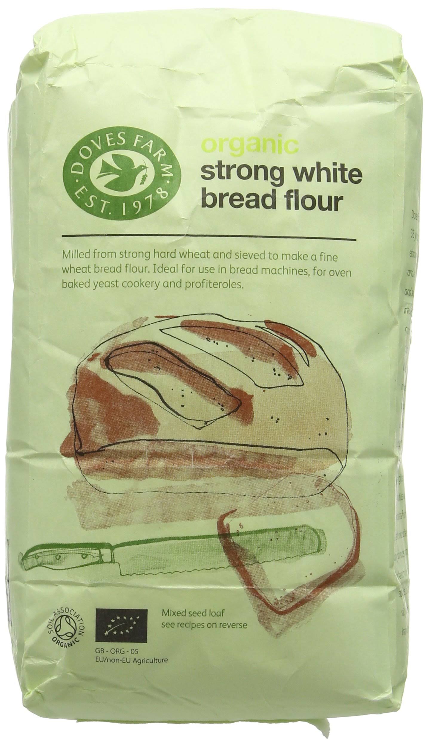 Doves Farm - Organic Strong White Bread Flour 1.5kg