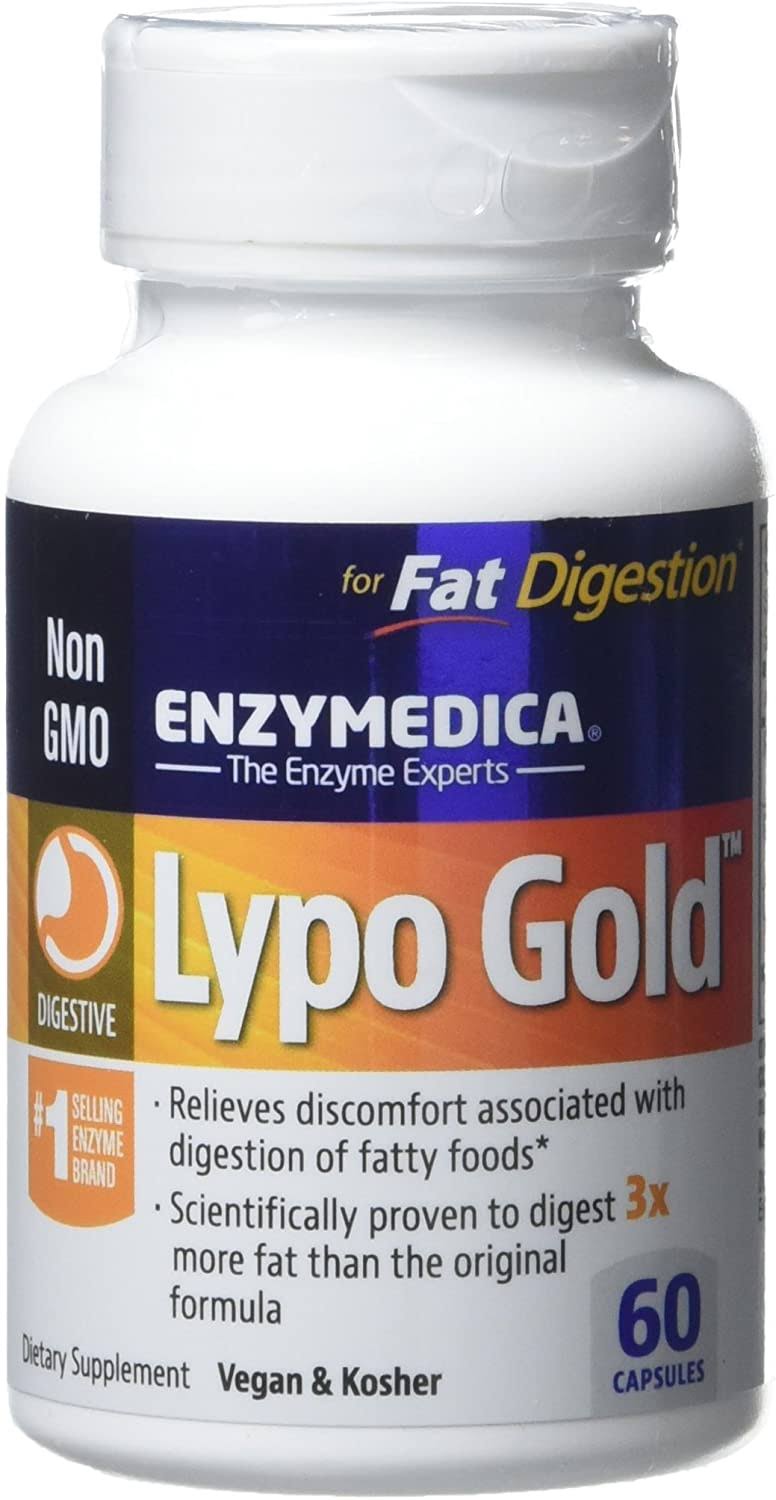 Enzymedica Lypo Gold Enzymes for Optimal Fat Digestion