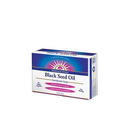 Heritage Store Black Seed Soap, 3.5 oz (Pack of 1)