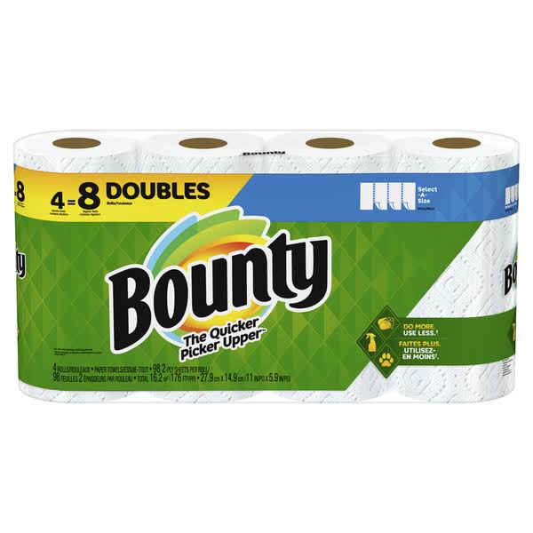 Bounty Select-A-Size Paper Towels - 4 ct
