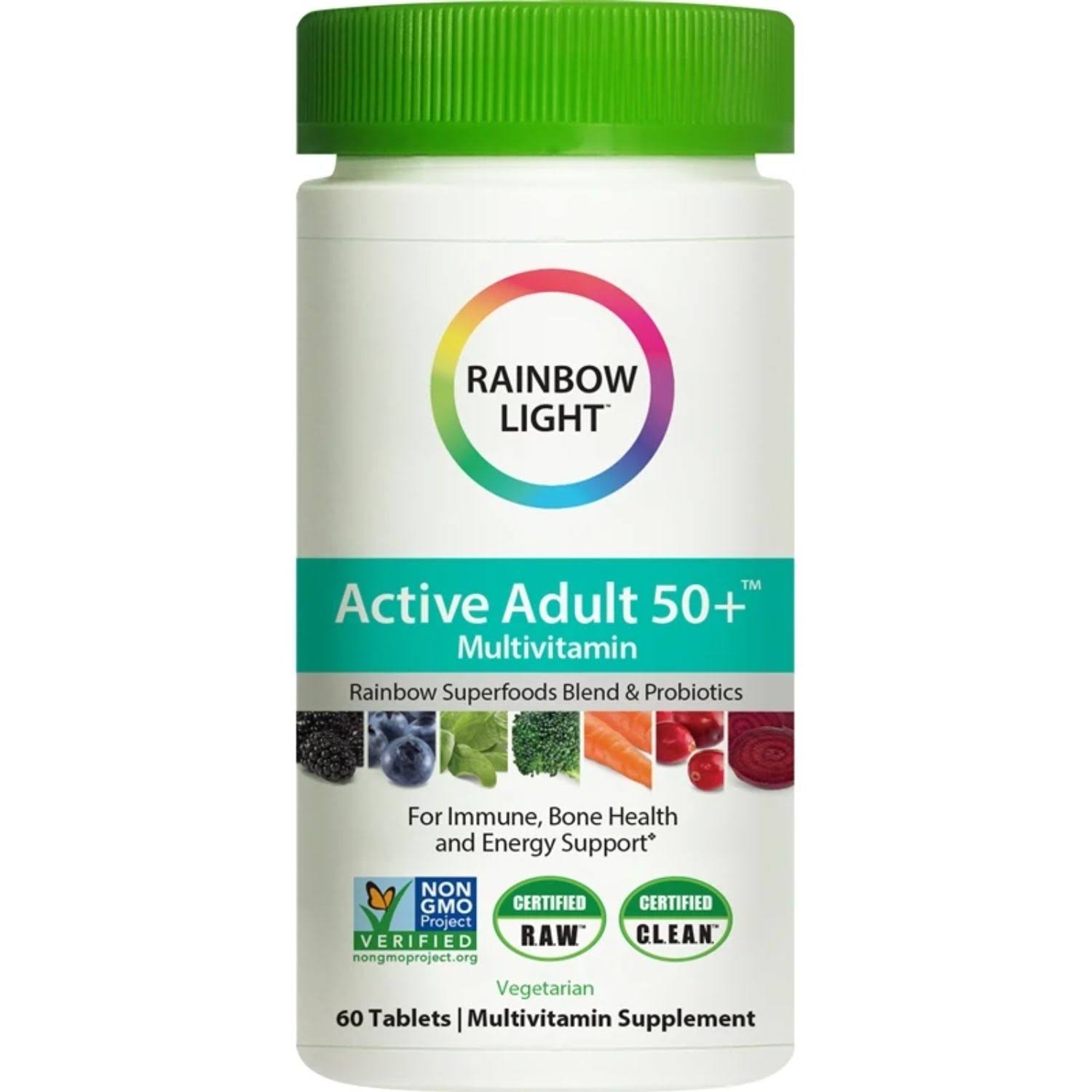 Active Adult 50+ Multivitamin With Probiotics (60 Tablets)