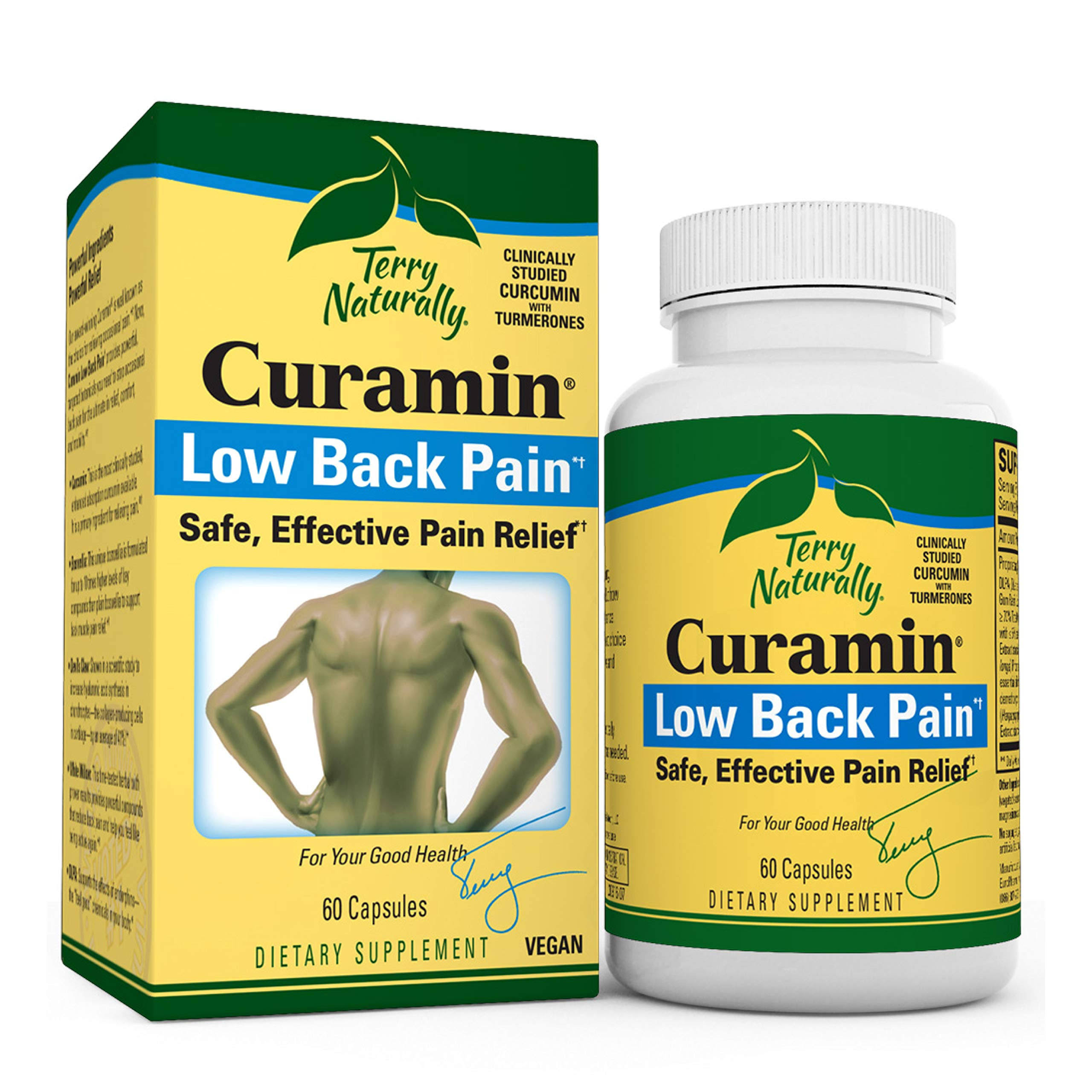 Terry Naturally Curamin Low Back Pain Dietary Supplement Capsules - 60ct