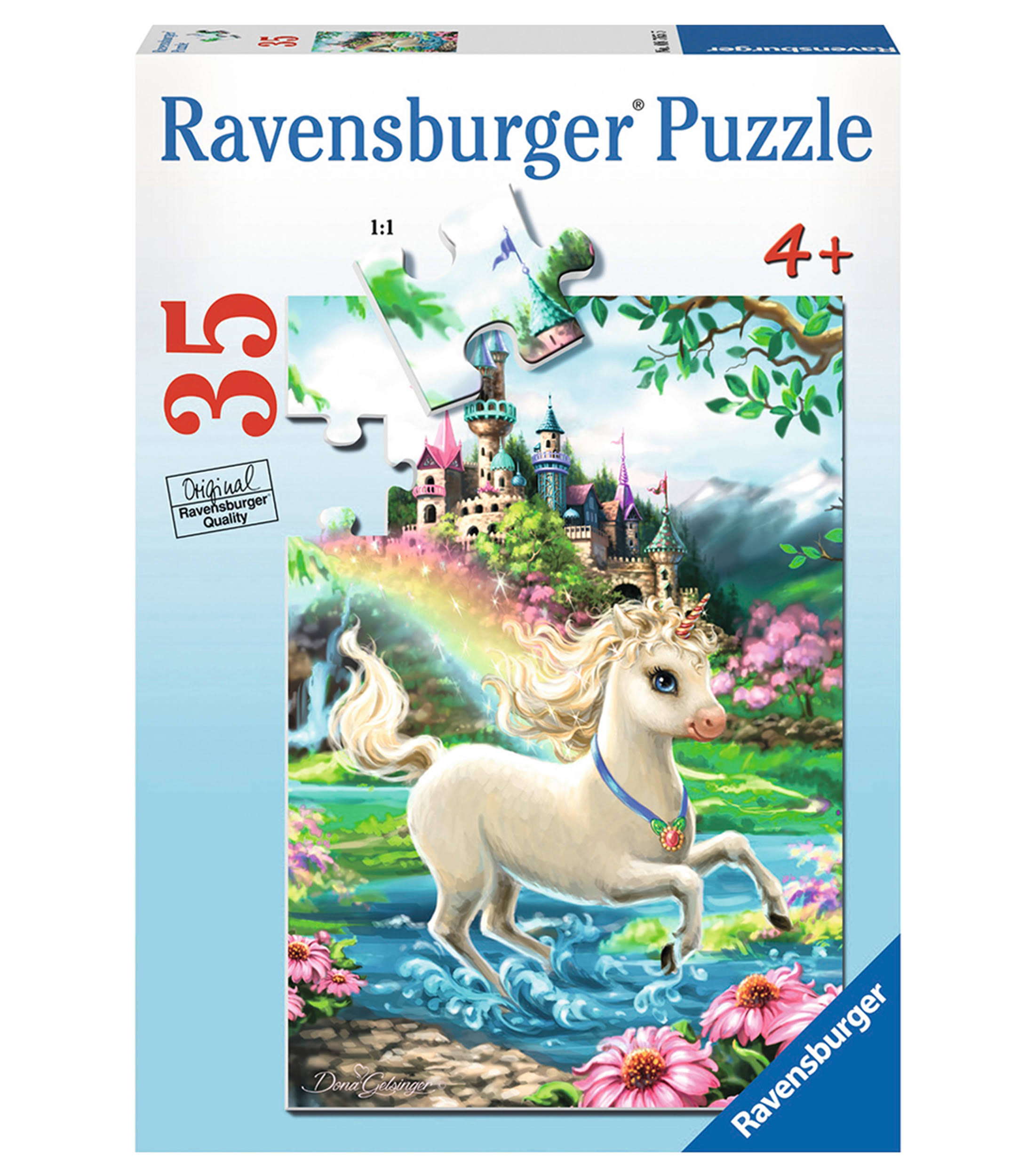 Ravensburger Jigsaw Puzzle - 35pcs, Unicorn Castle