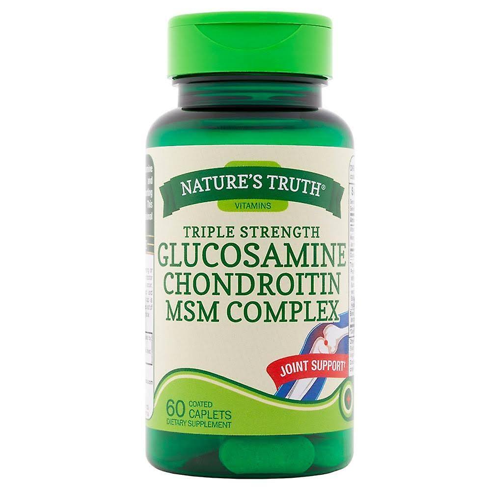 Nature's Truth Glucosamine Chondroitin MSM Complex Caplets - x60
