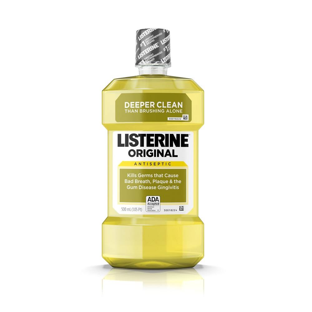 Listerine Original Antiseptic Mouthwash - 500ml