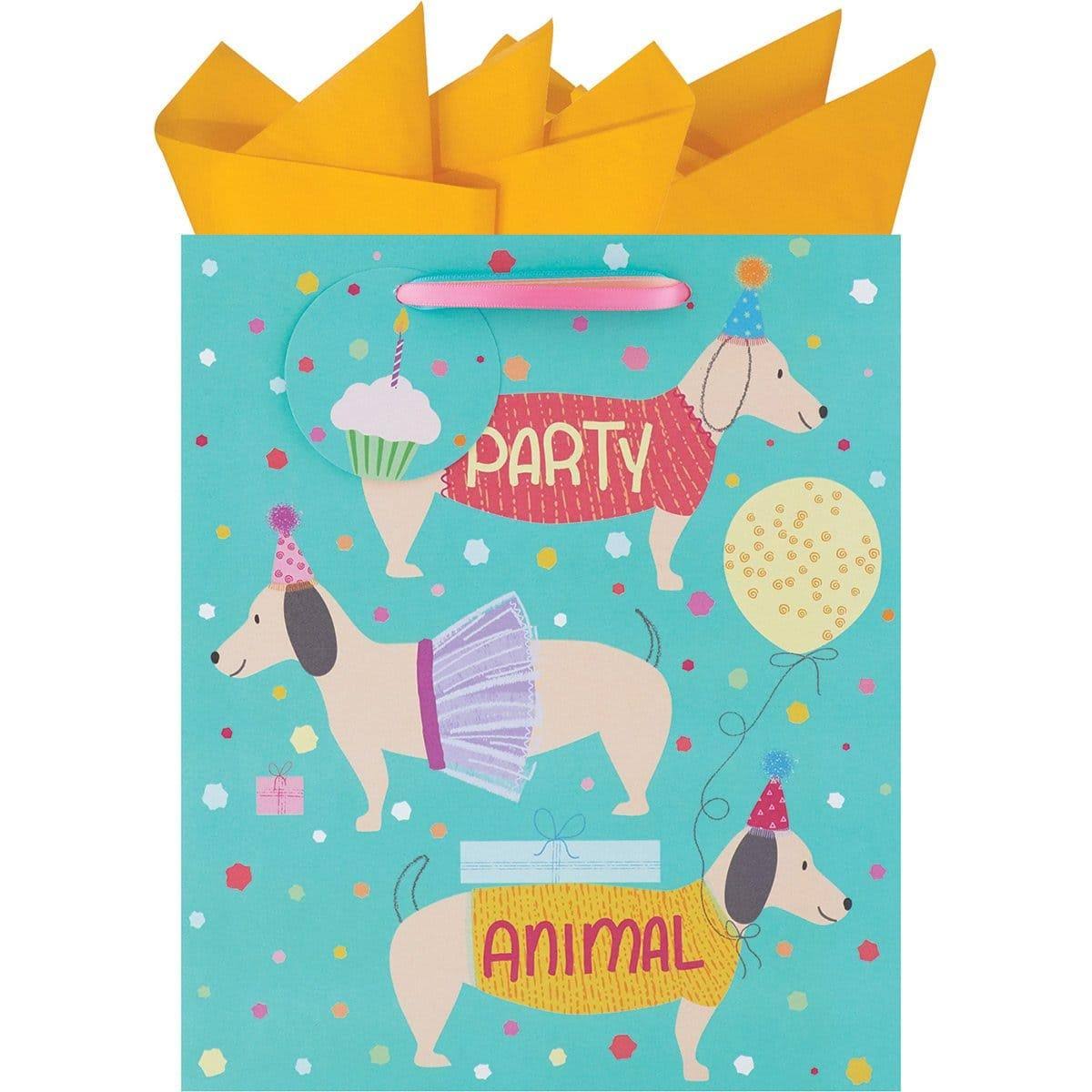 Gift Bag Medium 10 In. - Party Animals