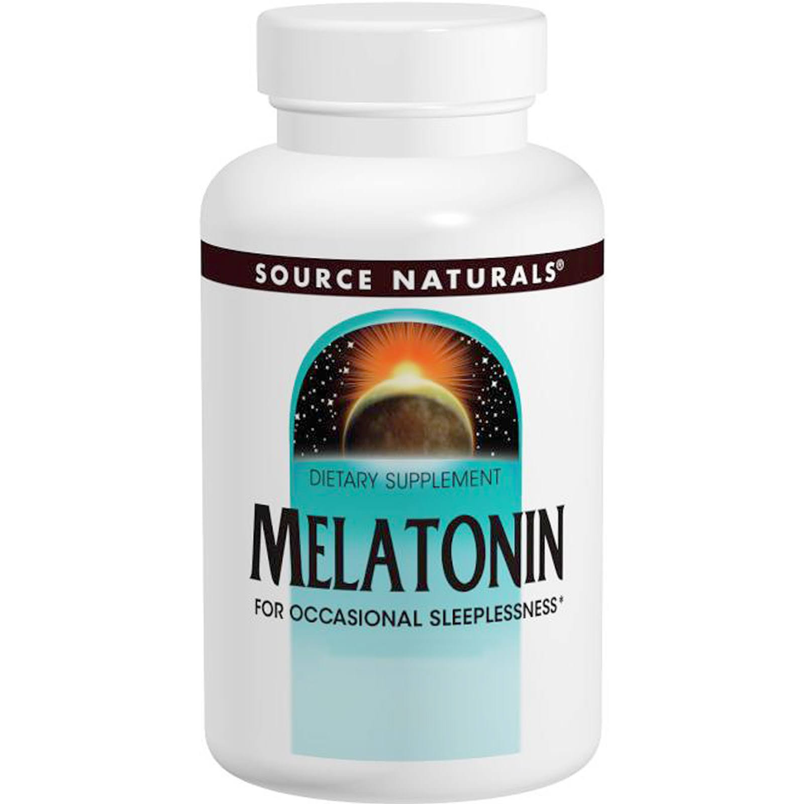 Source Naturals Melatonin Sublingual Tablets - Peppermint, 60 Pack