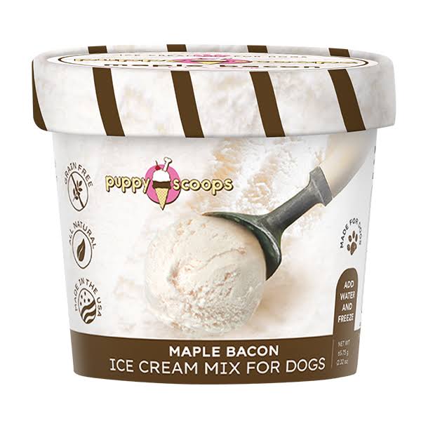 Puppy Cake Puppy Scoops Ice Cream Mix - Maple Bacon