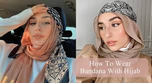 Hijab with a bandana