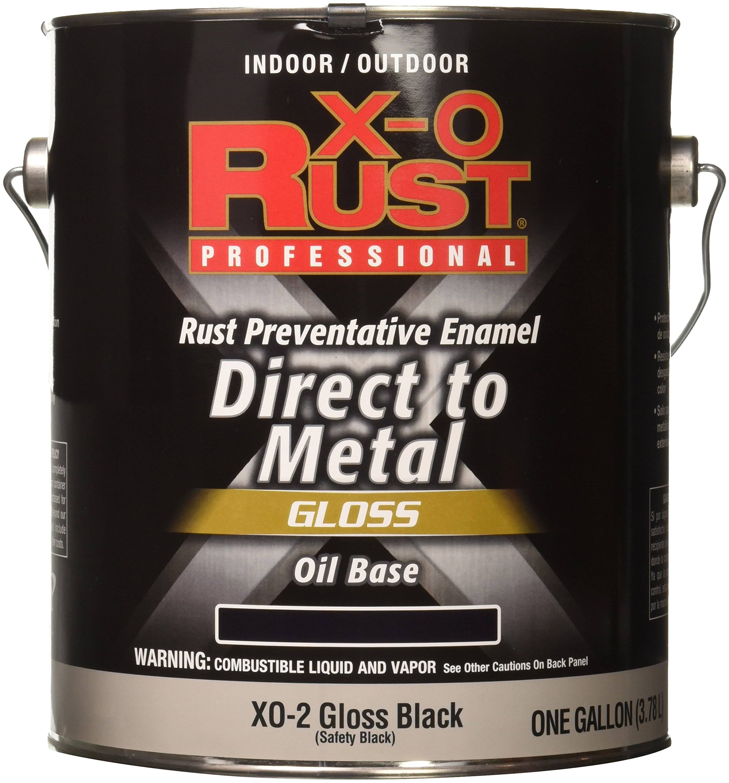 True Value X-O Rust Preventative Enamel Paint - Gloss Black, 1gal