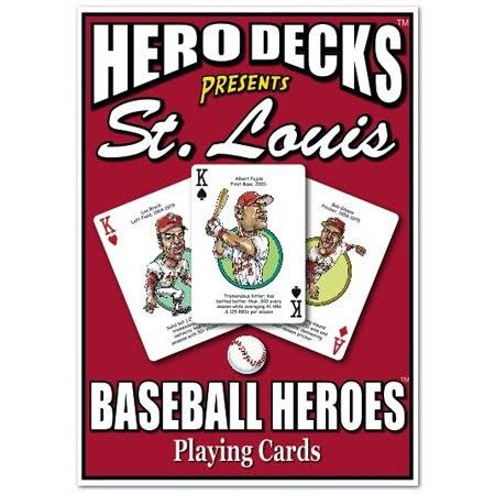 Hero Decks St Louis Cardinals Baseball Playing Cards