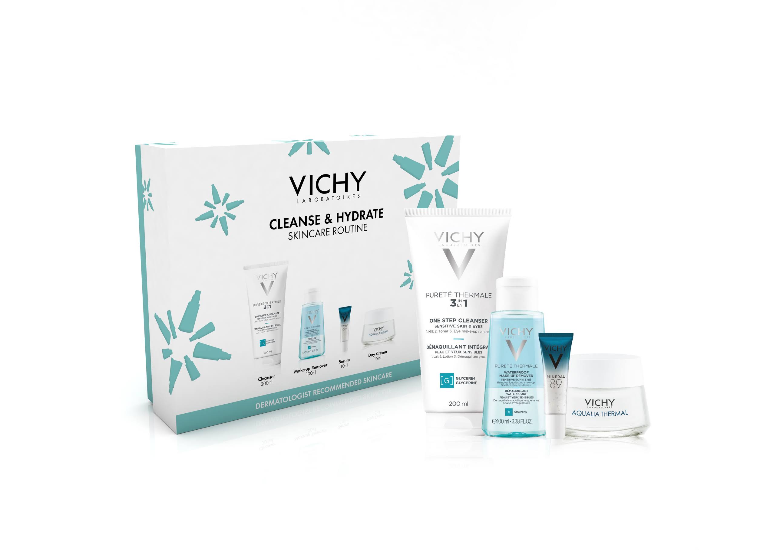 Vichy Cleanse & Hydrate Skincare Routine Gift Set