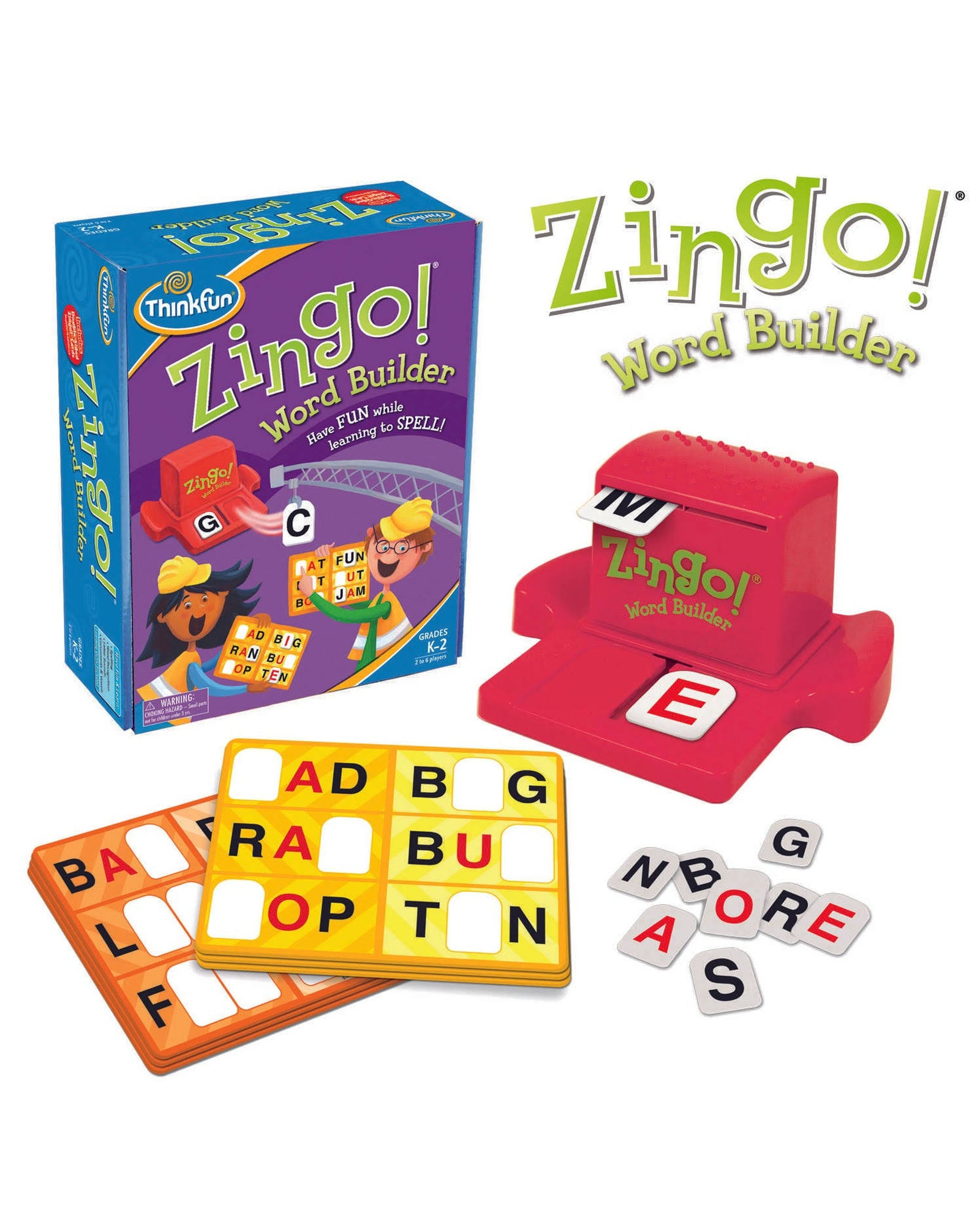 ThinkFun Zingo Word Builder Game