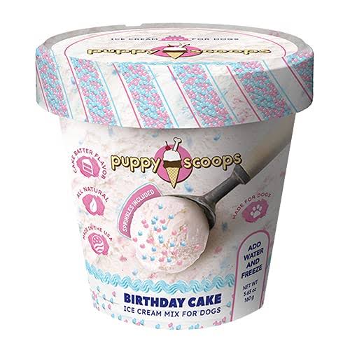 Puppy Scoops Ice Cream Mix For Dogs (Birthday Cake)