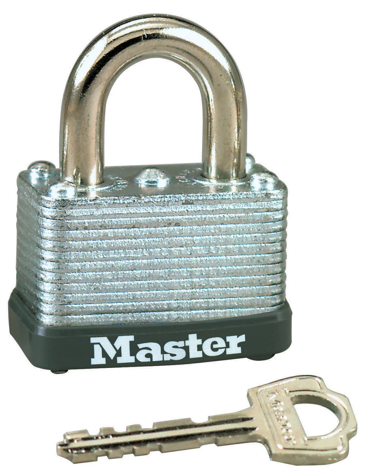 Master Lock 22d Laminated Steel Warded Padlock - 1 1/2" x 5/8"