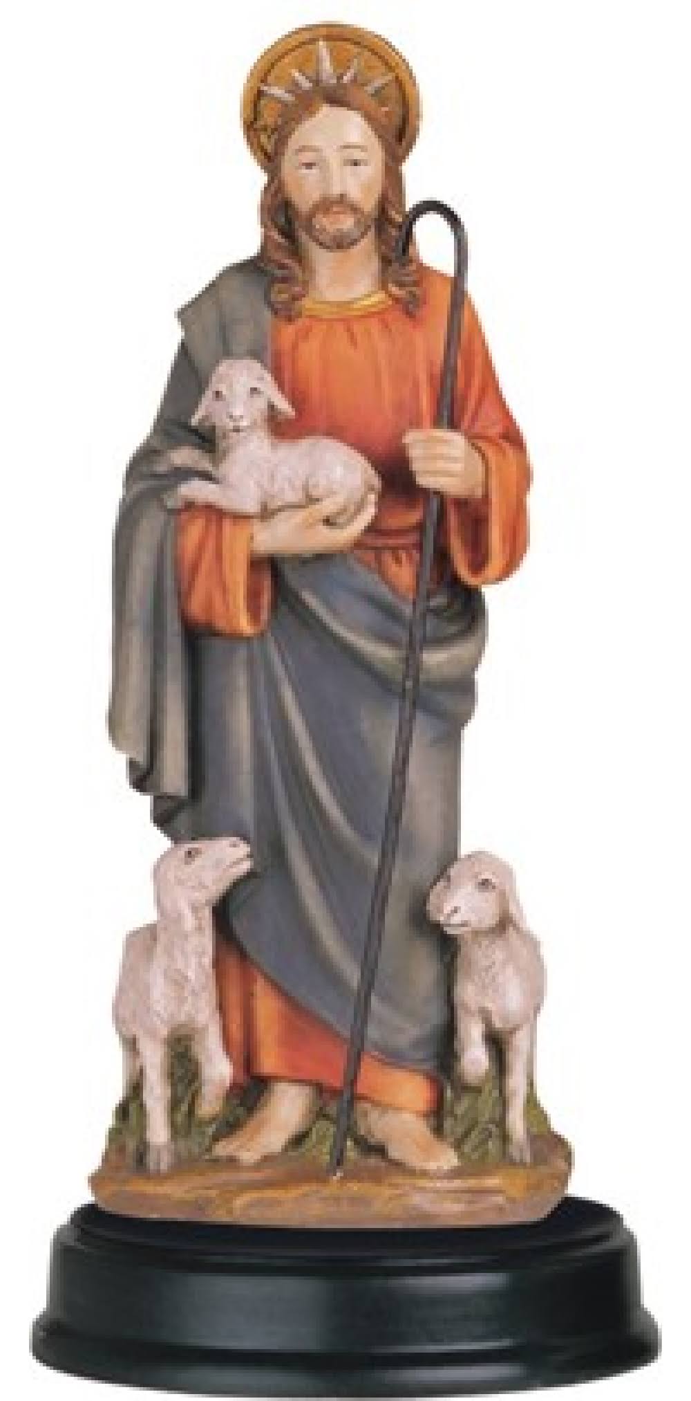 Stealstreet Jesus Good Shepherd Holy Religious Figurine Decoration Statue