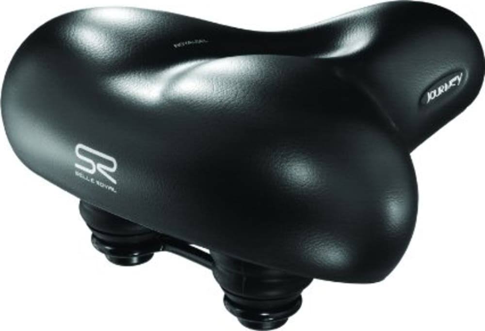 Selle Royal Classic Journey Gel Relaxed Vinyl Bicycle Saddle - Dark Grey