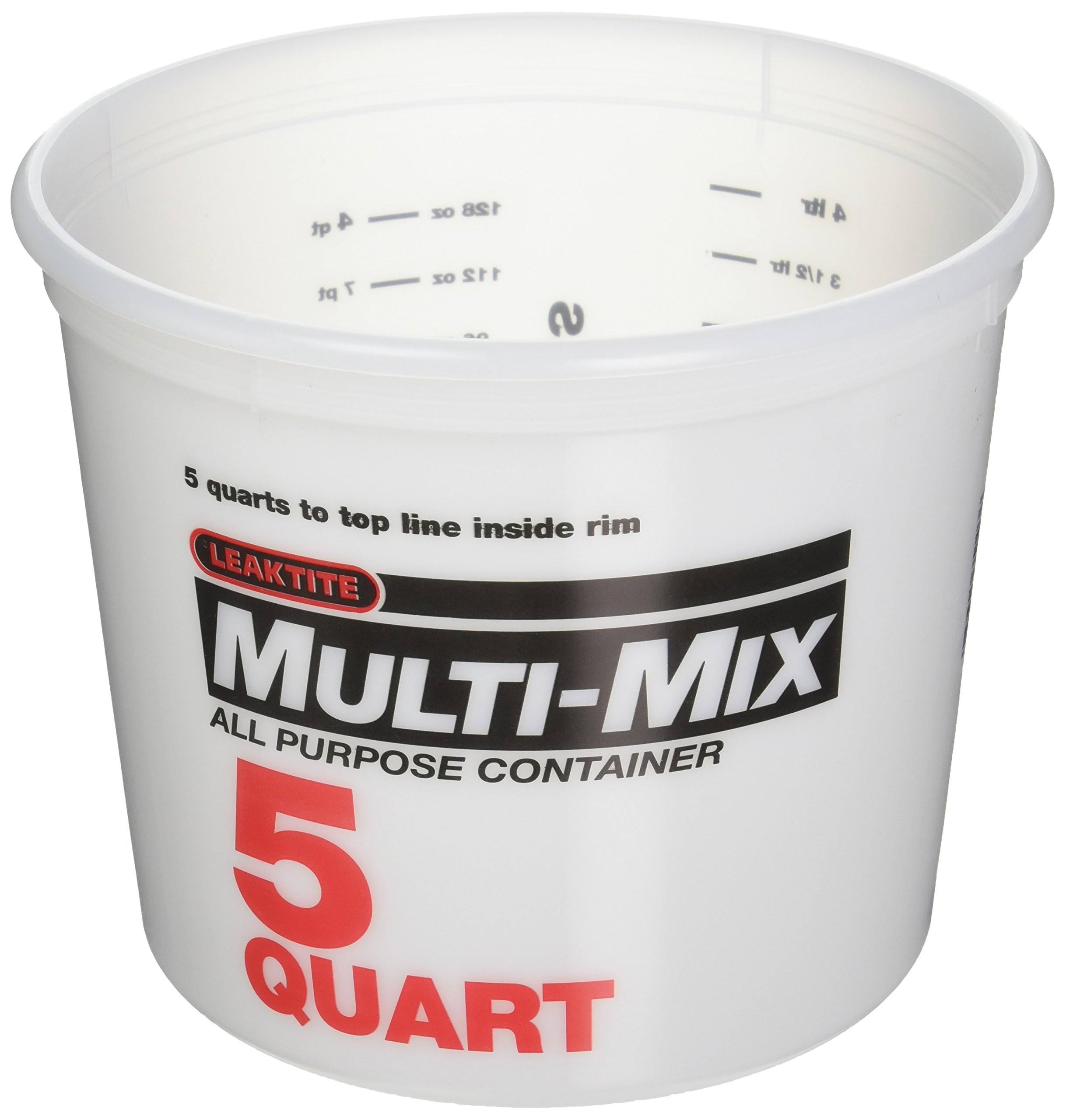 Leaktite Mixing And Storage Container - 5qt