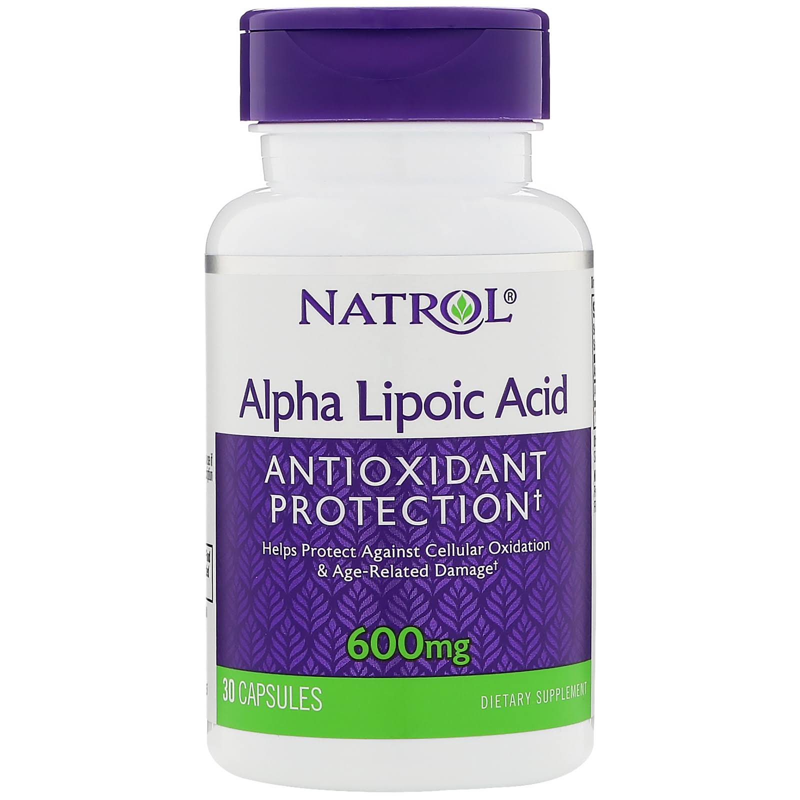Natrol Alpha Lipoic Acid - 600mg, x30 capsules
