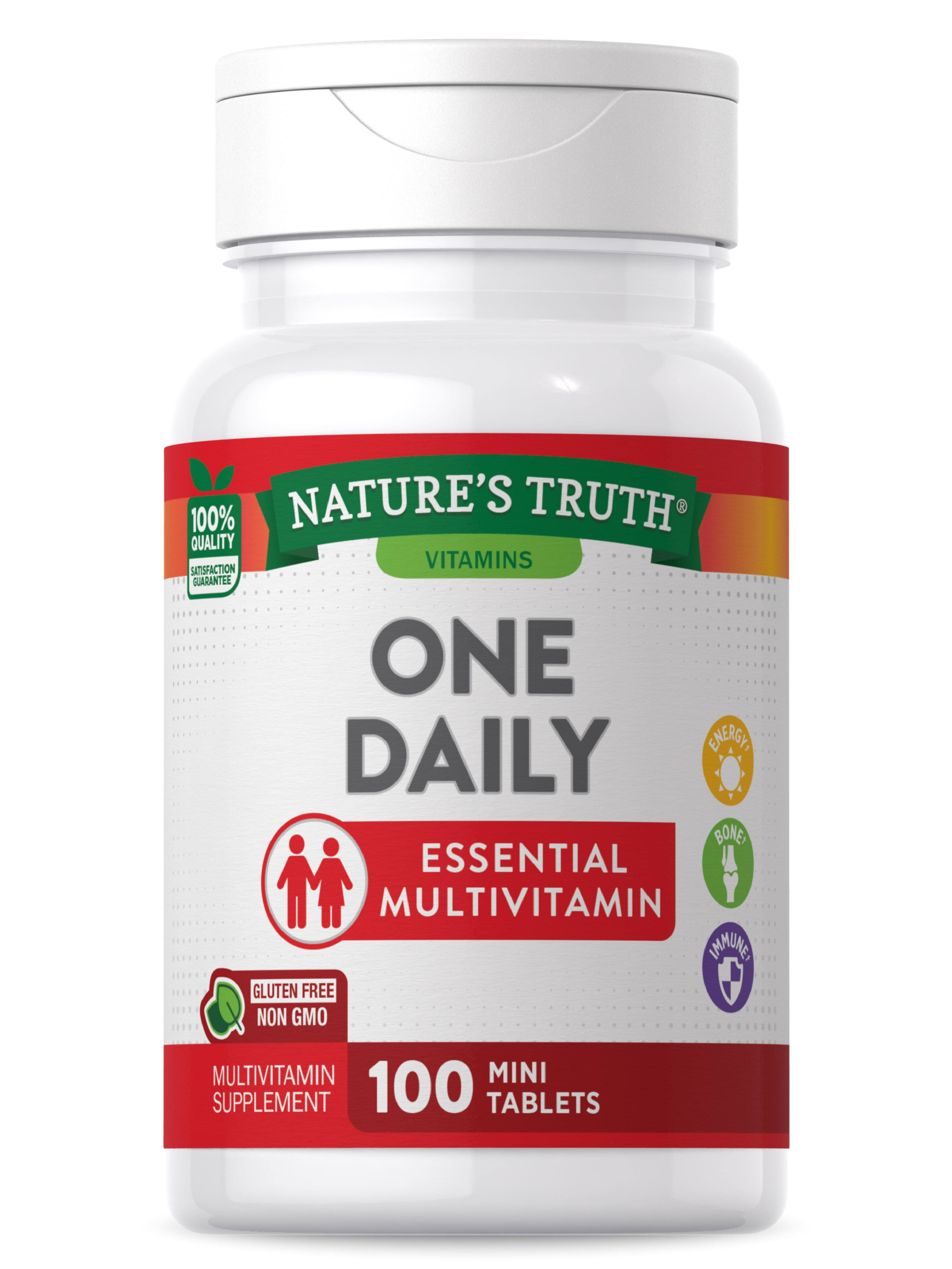 One Daily Essential Multivitamin - 100 Tablets - Nature's Truth UK