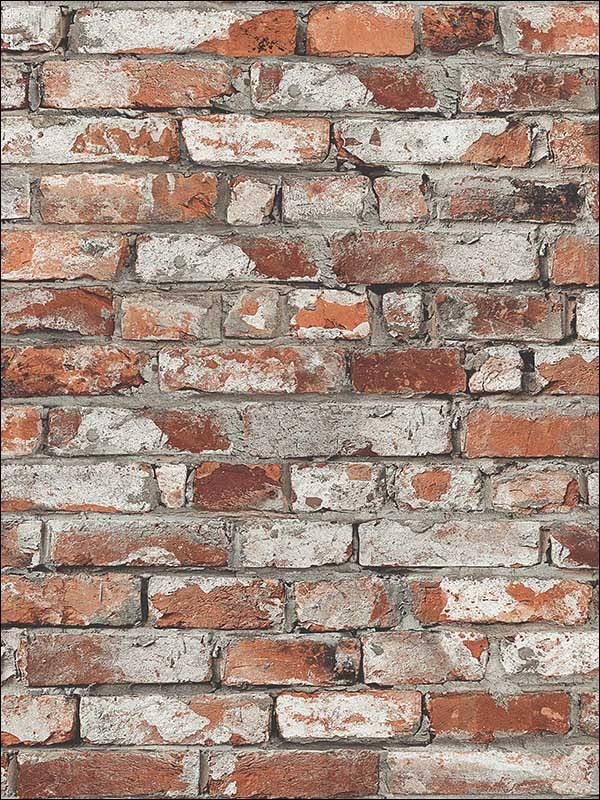 Red Brick Wallpaper by Pelican Prints Wallpaper