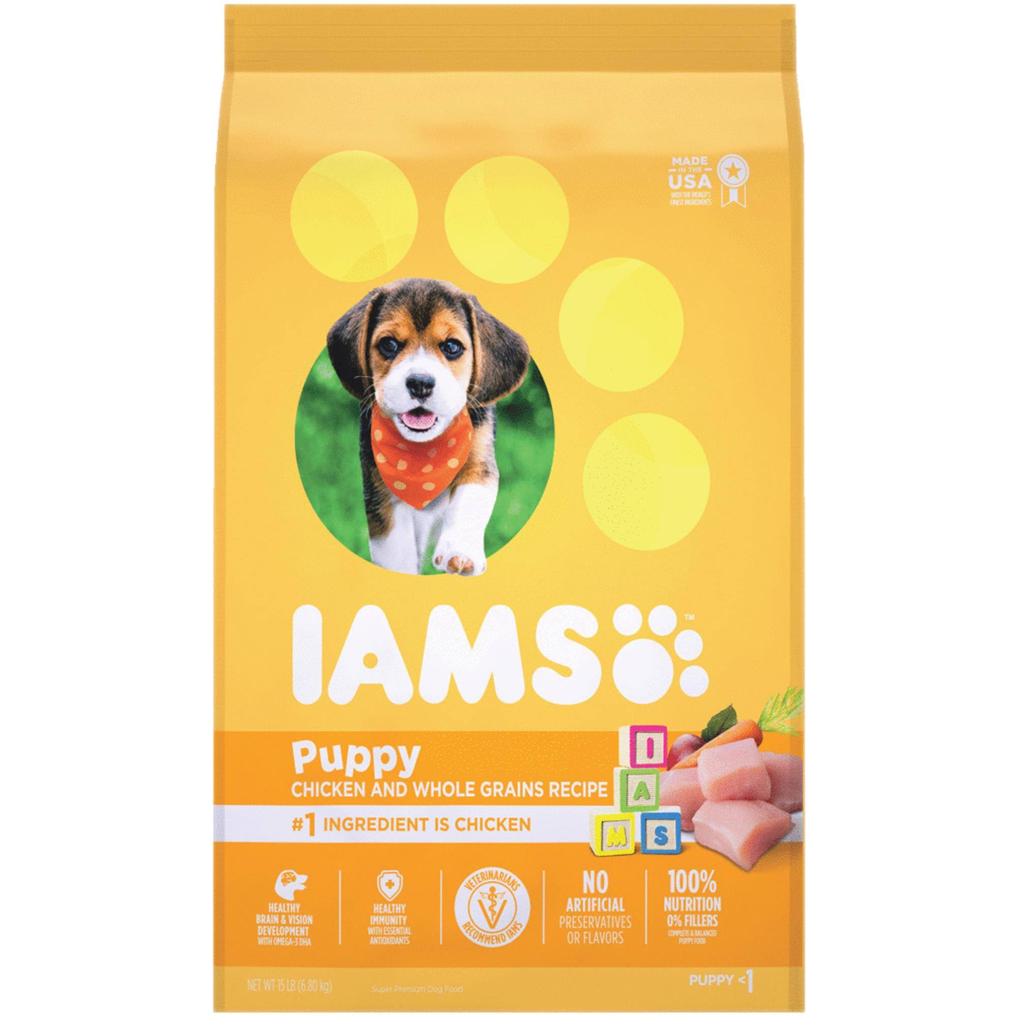 Iams Proactive Health Smart Puppy Premium Puppy Nutrition - 1-12 Months, 15lbs