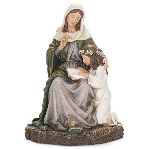 Joseph Studio Saint Anne Figurine Statue - with Mary Religious, 7"