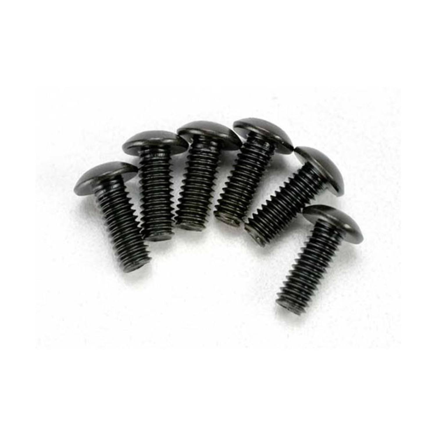 Traxxas 3937 Button Head Machine Screw - Black, 4 X 12mm, 6ct