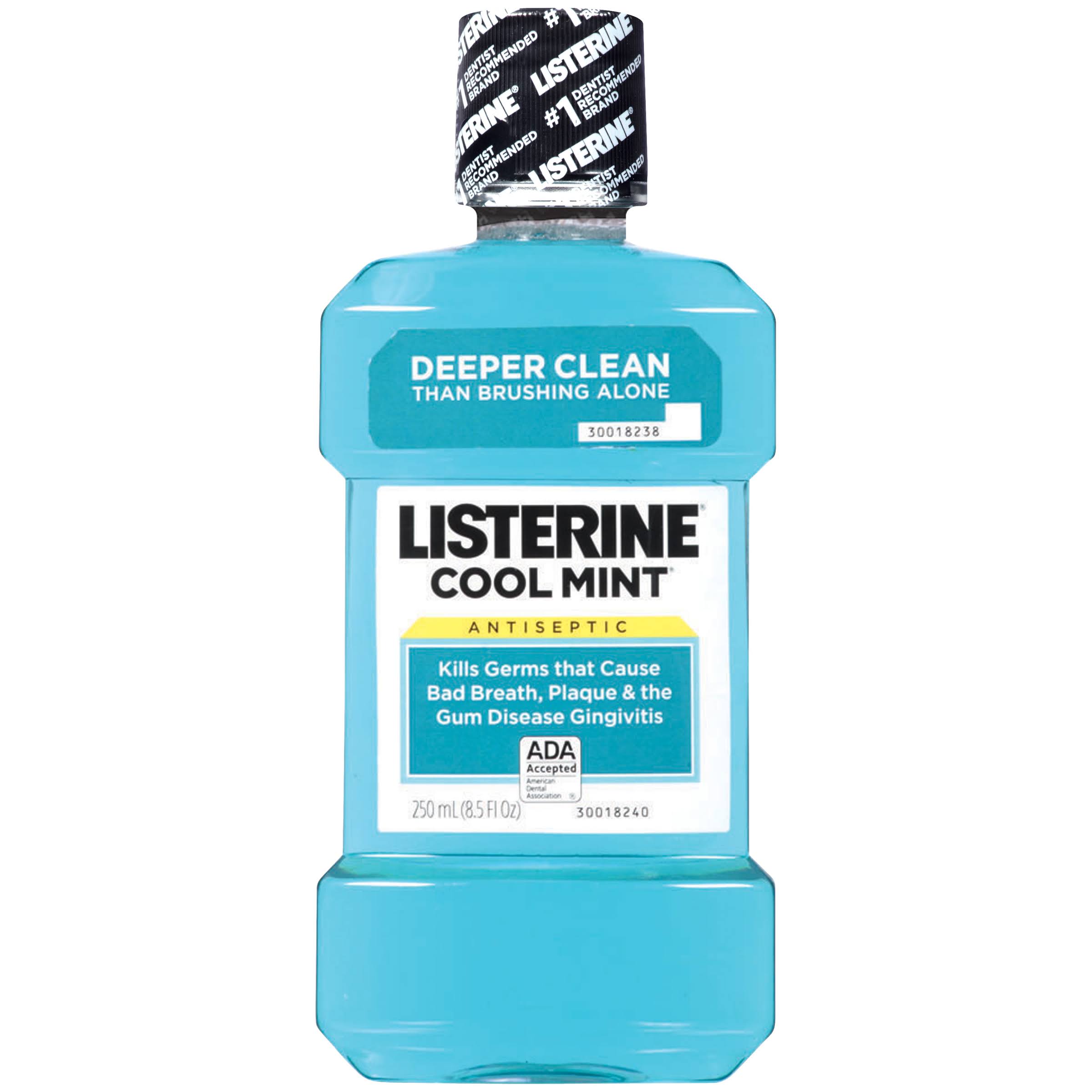 Listerine Antiseptic Mouthwash - Cool Mint, 250ml