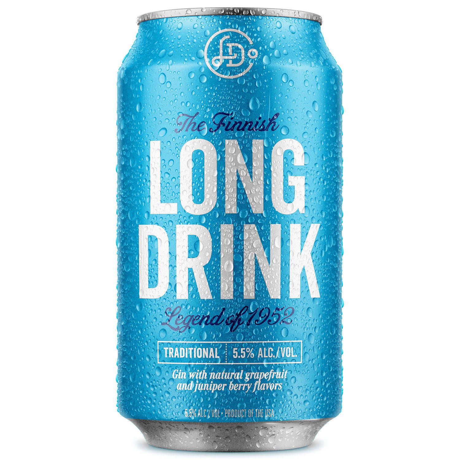 Long Drink Soda, Citrus, Traditional - 6 pack, 12 oz cans