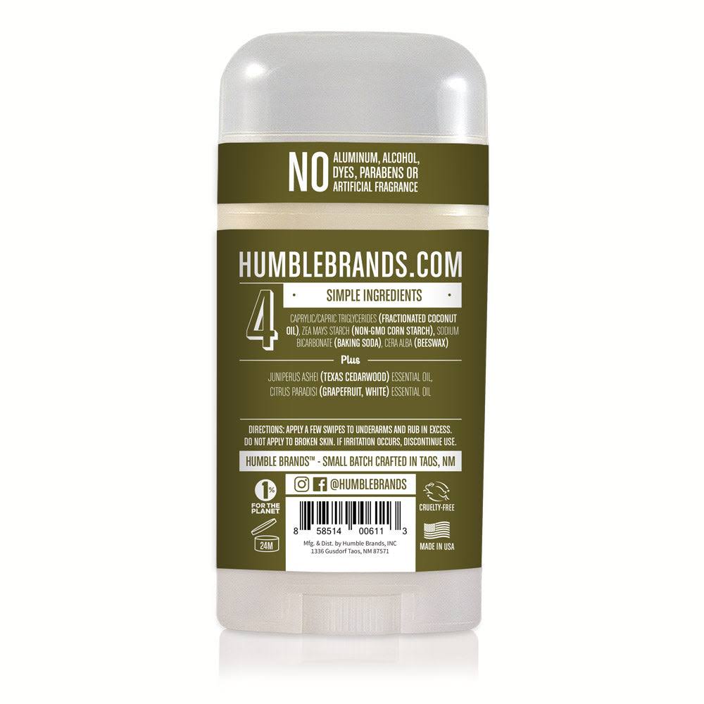 Humble Brands Grapefruit Cedar Deodorant - 0.35 Ounces - GreenAcres - OKC - Delivered by Mercato