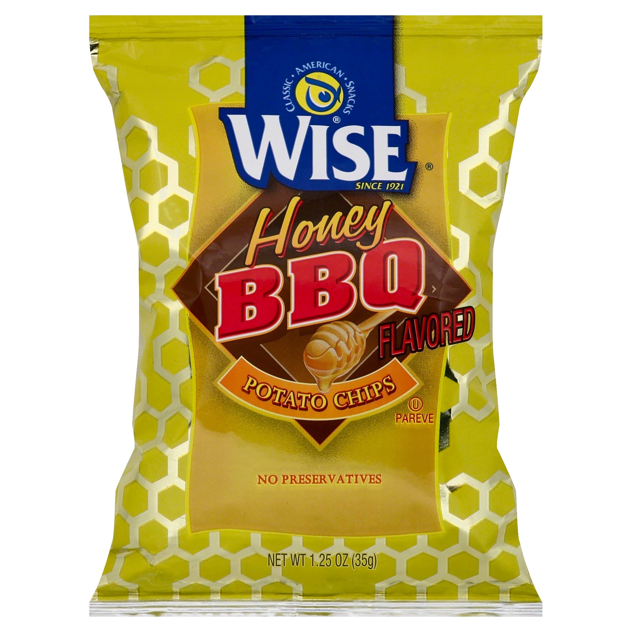 Wise Honey BBQ Potato Chips - 1.25oz