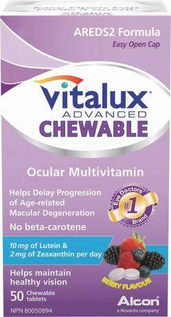 Vitalux Advanced Chewable Vitamins - 50 Units, Berry