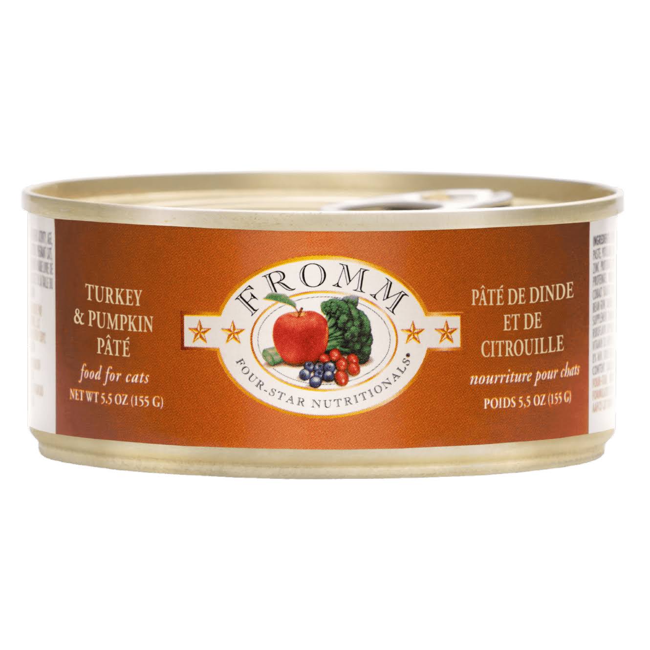 Fromm Cat Four-Star (Canned) Turkey & Pumpkin Pate