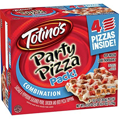 Totino's Party Pizza Pack - Combination, 10.7oz, 4ct