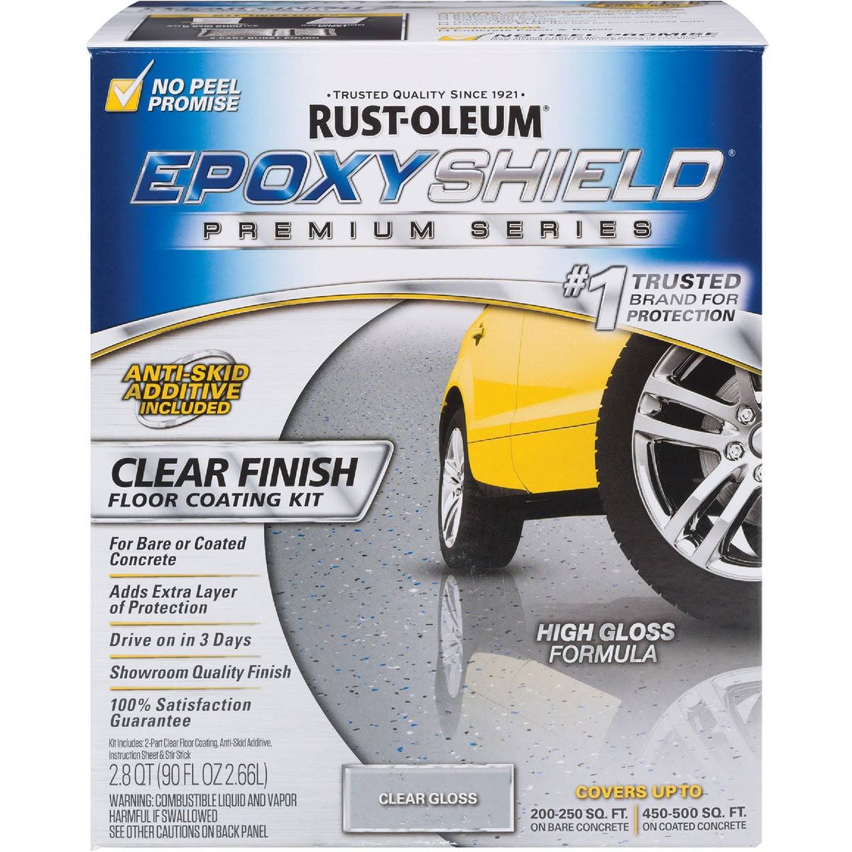 Rustoleum Epoxy Shield Premium Series Clear Floor Coating Kit
