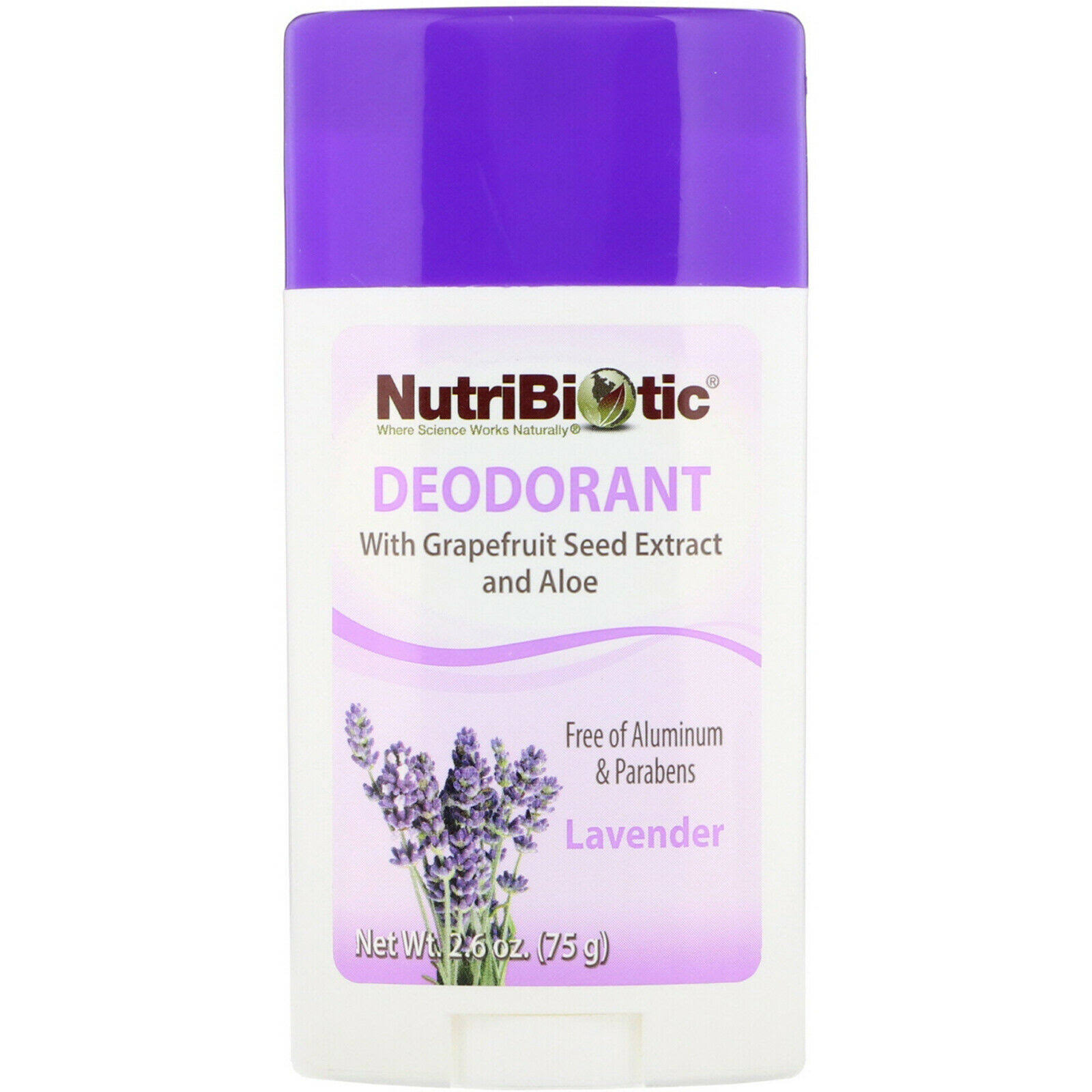 Nutribiotic Deodorant Stick - Lavender, 2.6 oz