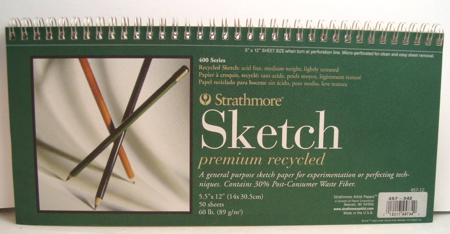 Strathmore Premium Recycled Sketch Pad - 100 Sheets