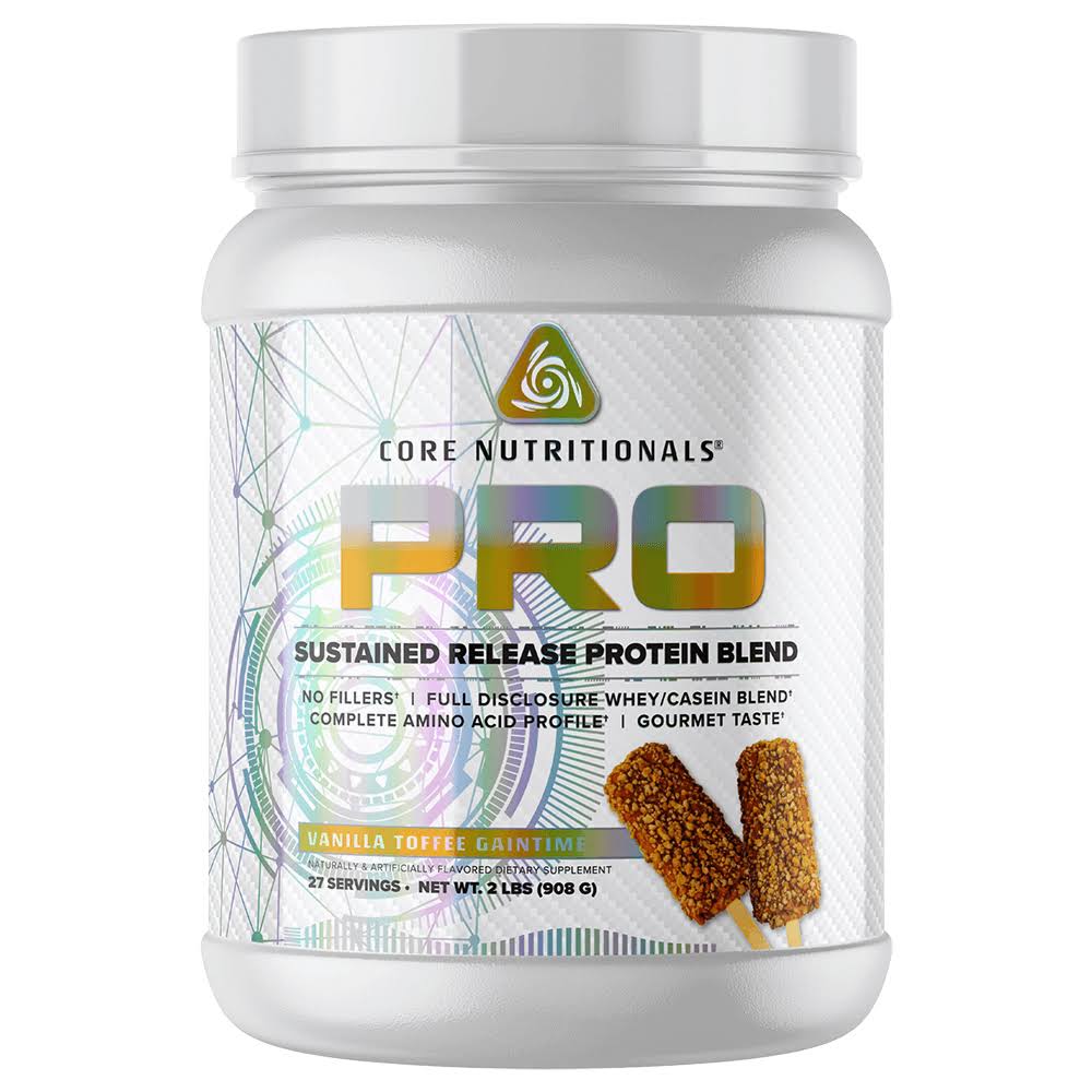 Core Nutritionals Core Pro 25 - 907 G - Vanilla Toffee Gaintime