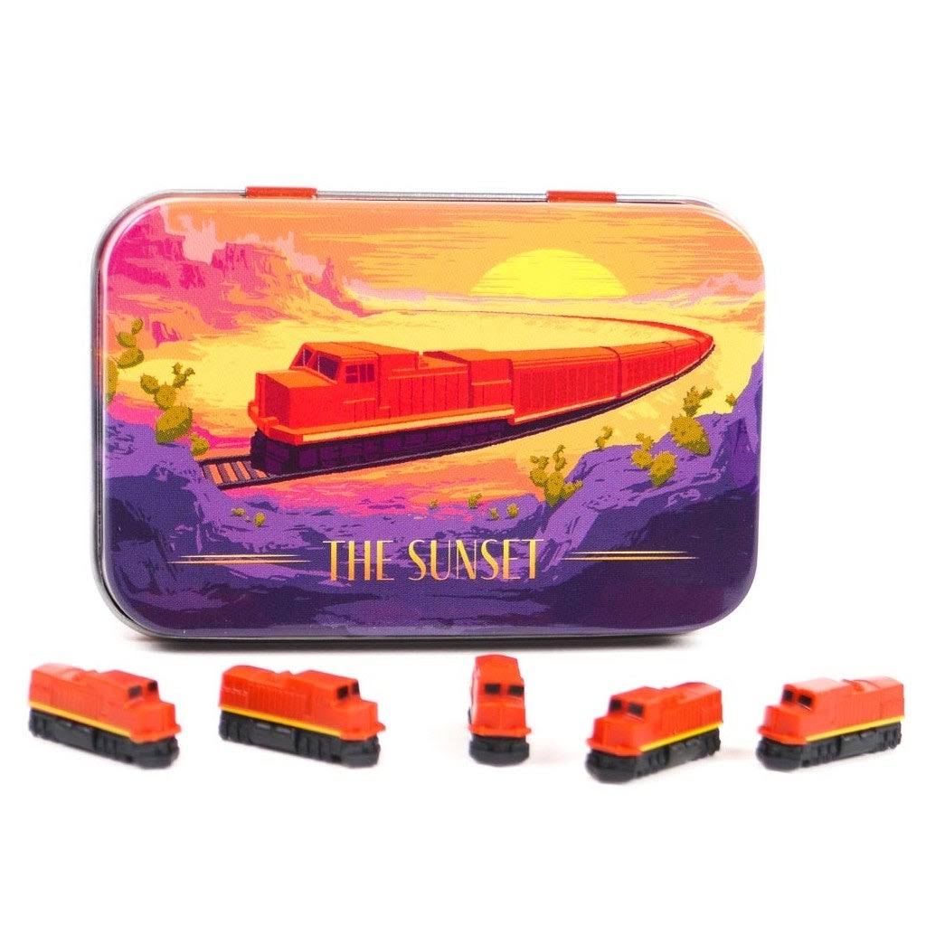 Little Plastic Train Deluxe Board Game Train Sets (The Sunset)