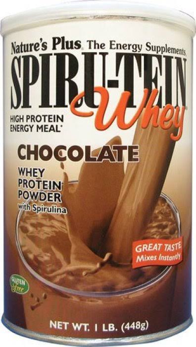 Nature's Plus Spiru-Tein Whey High Protein Energy Meal Supplement - Chocolate, 1lb