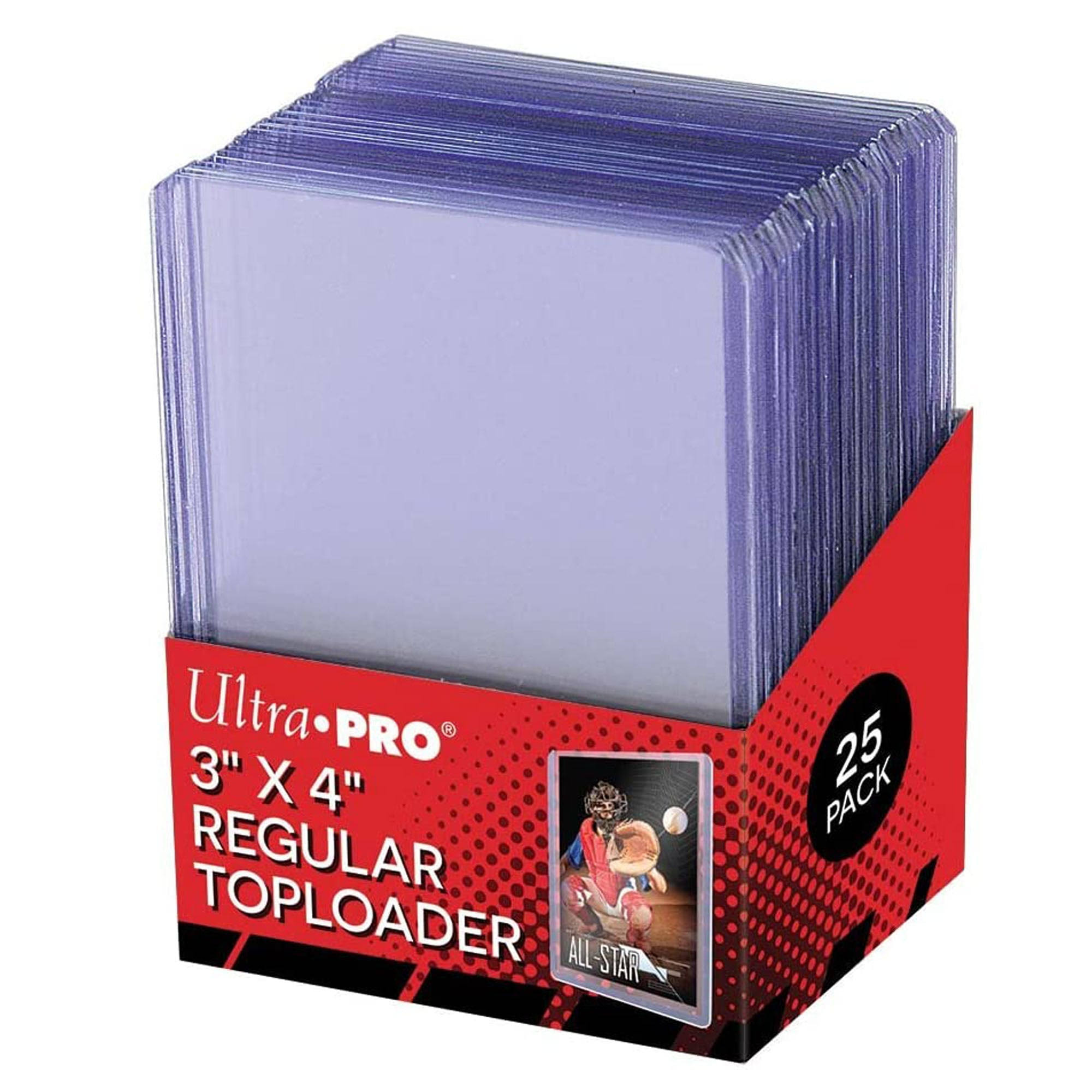 Ultra Pro Top Loader Baseball Card Holder - 3"X4", Ultra Clear