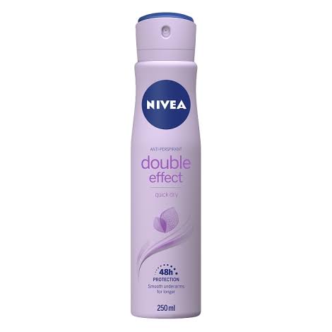 Nivea Double Effect Anti-perspirant Deodorant Spray - 250ml