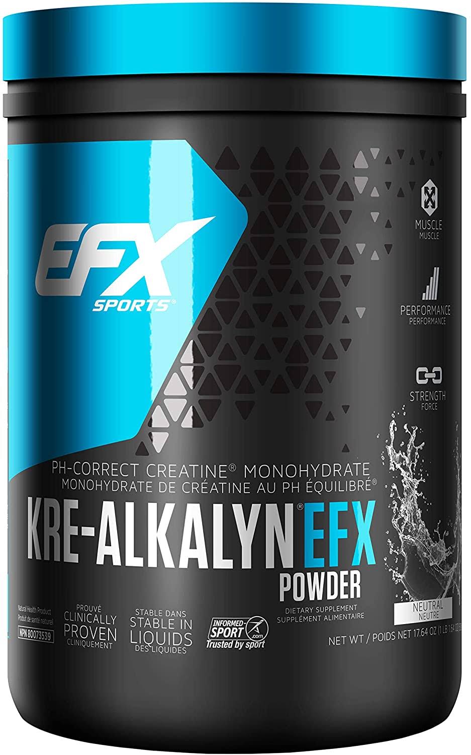 Efx Sports Kre-Alkalyn Efx Powder Natural, 500 G