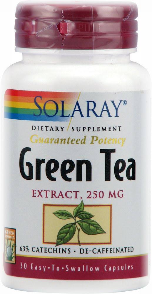 Solaray Green Tea Extract Supplement - 30 Count
