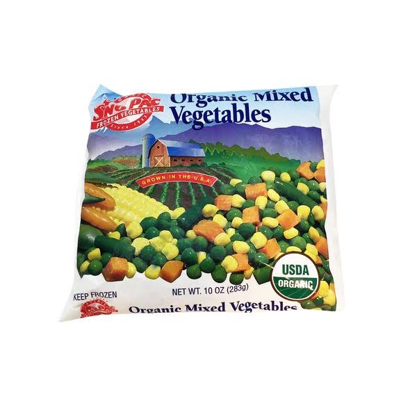 Sno Pac Organic Mixed Vegetables - 10 oz