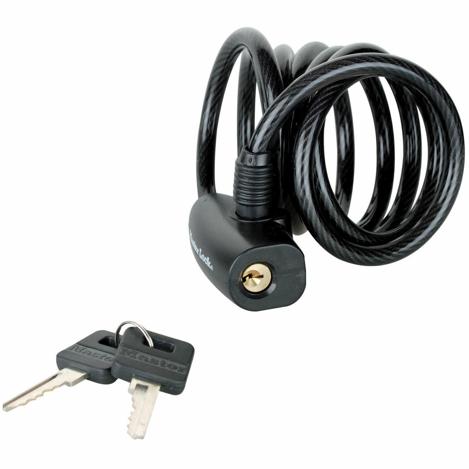 Master Lock Self Coiling Keyed Cable Lock