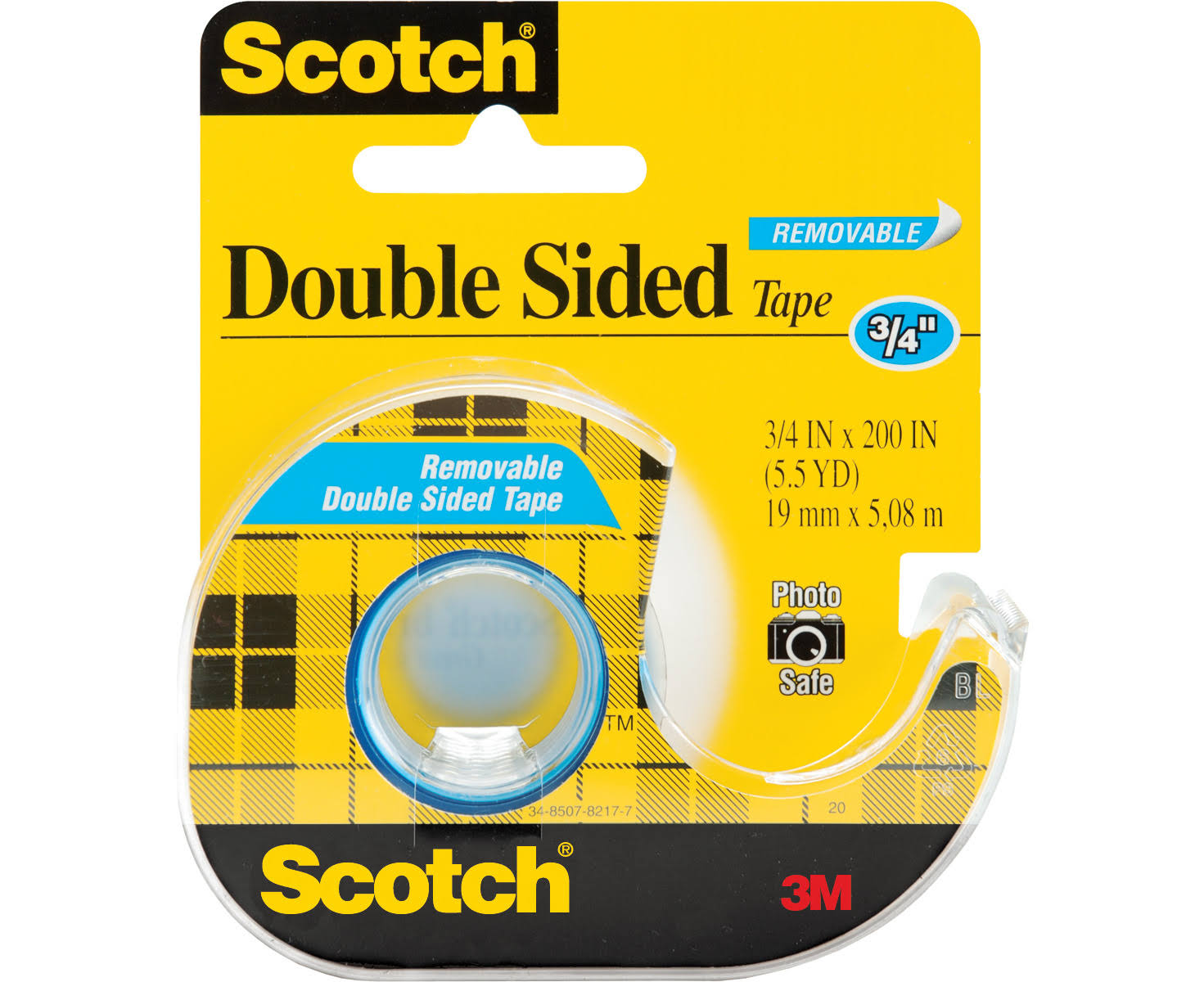 Scotch Removable Double-Sided Tape - 0.75 x 200"