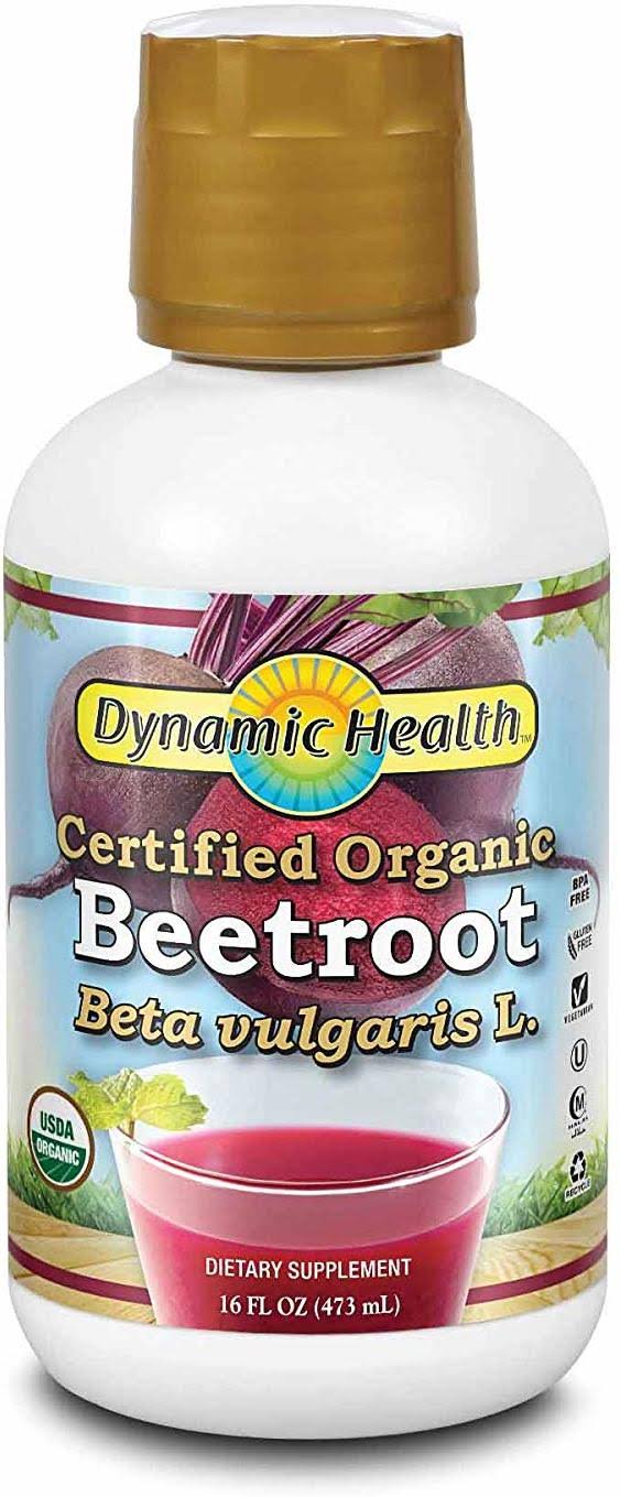 Dynamic Health Certified Organic Juice - Beetroot, 16oz